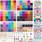 6 Boxes 16800pcs 72 Colors Clay Beads and 48 Colors Glass Seed Beads for Friendship Bracelets Making Kit Heishi Beads with Letters Beads for Girls
